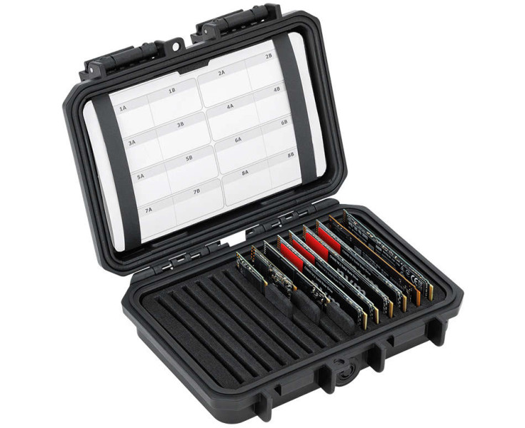 купить защитный бокс на пятнадцать M.2 SSD накопителей