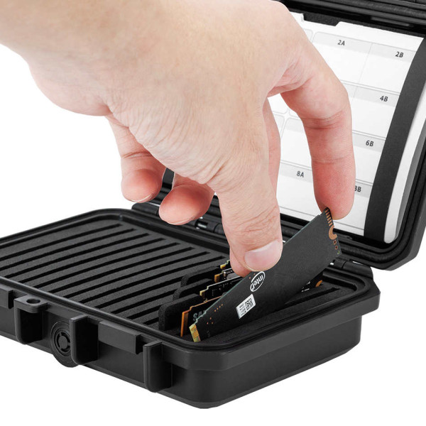 водонепроницаемый бокс на 15 штук M.2 2280 накопителей