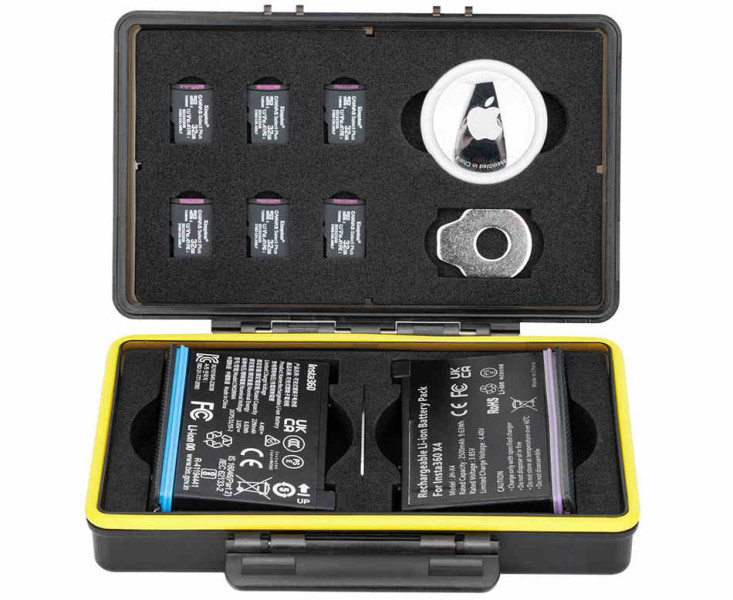 бокс ударопрочный для аккумуляторов Insta360 X5 и AirTag