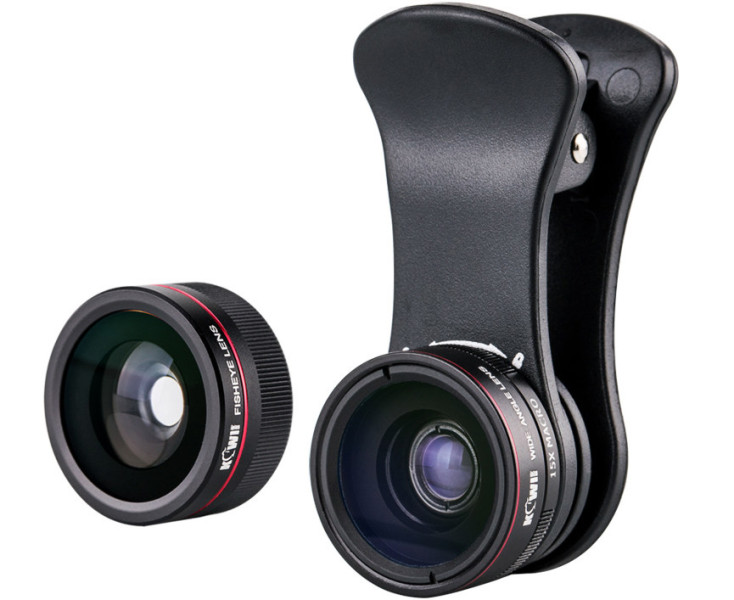 купить набор насадок для смартфон ширик и рыбий глаз