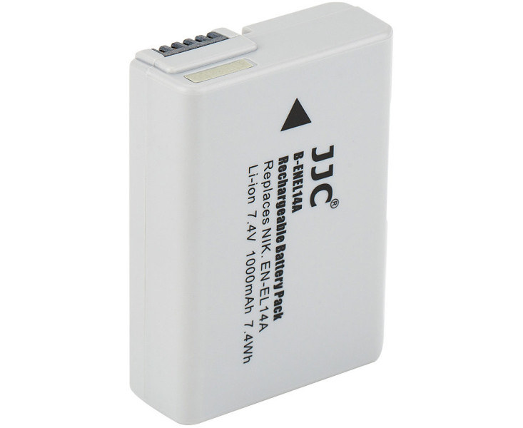 JJC B-ENEL14A Аккумулятор для Nikon Df, D5600, D5500, D5300, D5200, D5100, D3500, D3400, D3300, D3200, D3100, Coolpix P7800, P7700, P7100, P7000