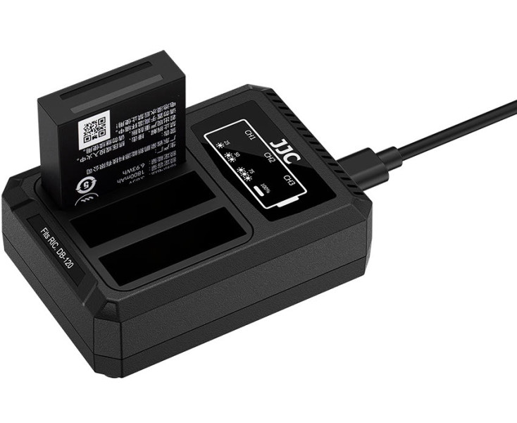 тройная зарядка для Ricoh DB-120