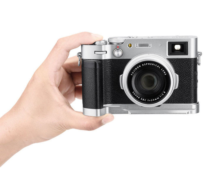 рукоятка для Fujifilm X100F серебристая улучшает ухват