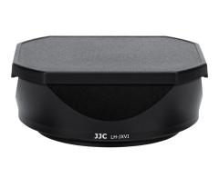 Квадратная бленда для Fujifilm X100VI, X100V, X100F с адаптером на 49 мм (чёрная)