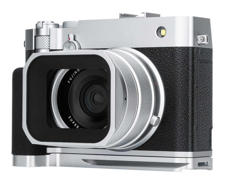 L-образная рукоятка для Fujifilm GFX 100RF серебристая