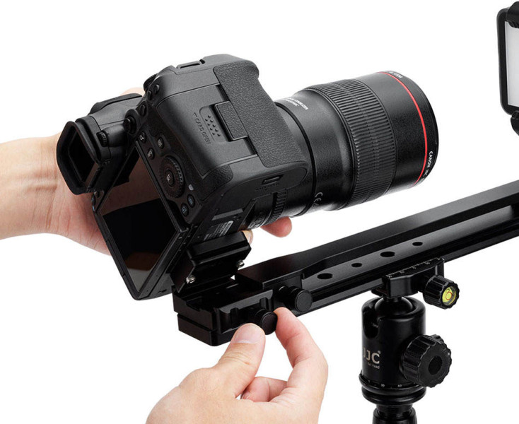 полная установка пересъёмки фото плёнки на раздвижной платформе