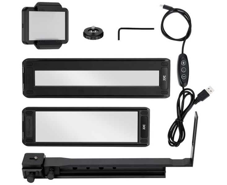 JJC FDA-S2 Установка для оцифровки плёнки и слайдов типа 135 и 120 на регулируемой рейке Arca-Swiss