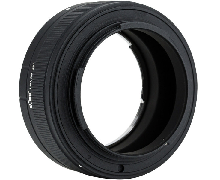 Kiwifotos LMA-OM_CRF Адаптер переходник для установки объективов Olympus OM на камеры системы Canon RF
