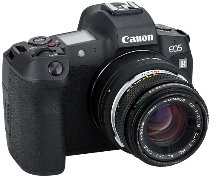 Olympus OM на Canon EOS R