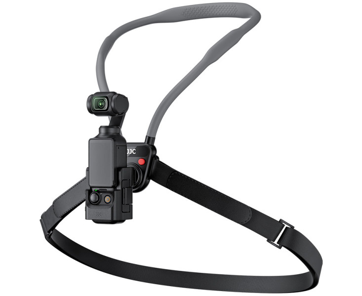 DJI Osmo Pocket 3 закрепить на нагрудном креплении