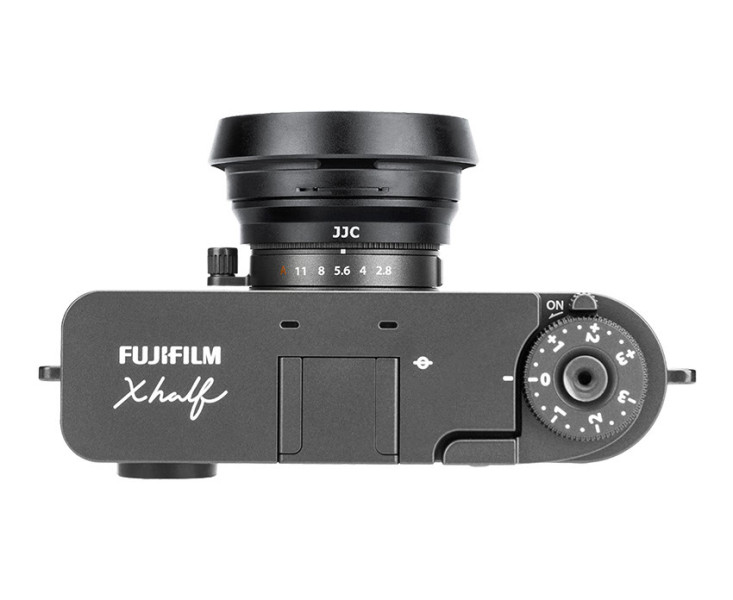 круглая бленда с адаптером светофильтров для Fujifilm X Half чёрный цвет