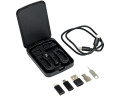 Kiwifotos PCS-V1 BLACK Многофункциональный бокс с дата кабелем и адаптерами соединительными под все смартфоны и планшеты
