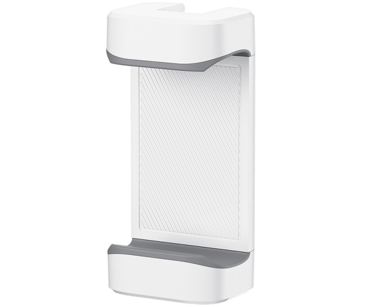 купить крепление зажим для смартфона в штативы белый цвет