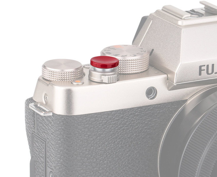 купить спусковую кнопку безрезьбовую тёмно-красный цвет вогнутая