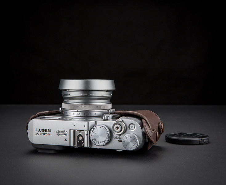 JJC LH-JX100 SILVER Серебристая бленда Fujifilm LH-X100 c адаптером Fujifilm AR-X100