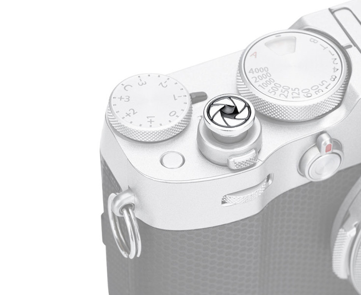 купить мягкую спусковую кнопку Shutter серебристую