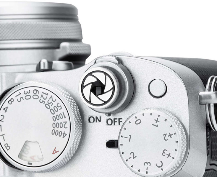 удобная мягкая спусковая кнопка резьбовая Shutter серебристая