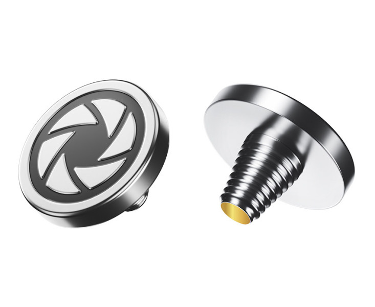 резьбовая спусковая кнопка Shutter серебристая