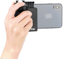Держатель рукоятка для смартфона с кнопкой спуска затвора
