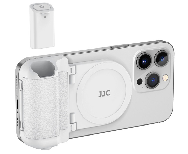 белый магнитный дополнительный хват для смартфона