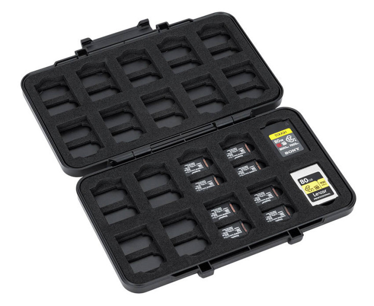 JJC JCR-CFAST60 Защитный бокс на 20 CFexpress Type A 40 microSD карт памяти