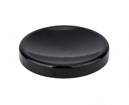 Мягкая спусковая кнопка безрезьбовая (чёрный цвет) вогнутая