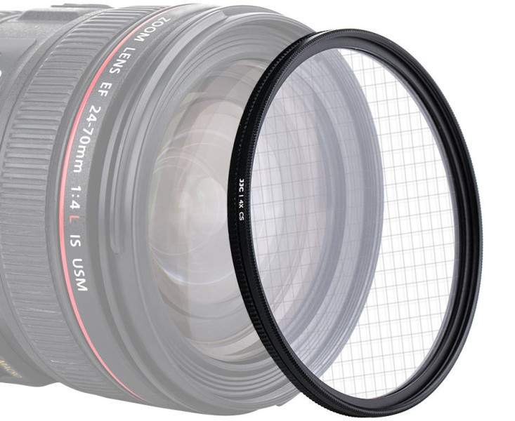 четырёх лучевой звёздный светофильтр 77мм