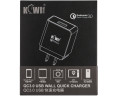 Kiwifotos GS-551 WHITE сетевое зарядное устройство QC3.0 3.6-6V 3A, 6-9V 2A, 9-12V 1.5A USB (белый цвет)