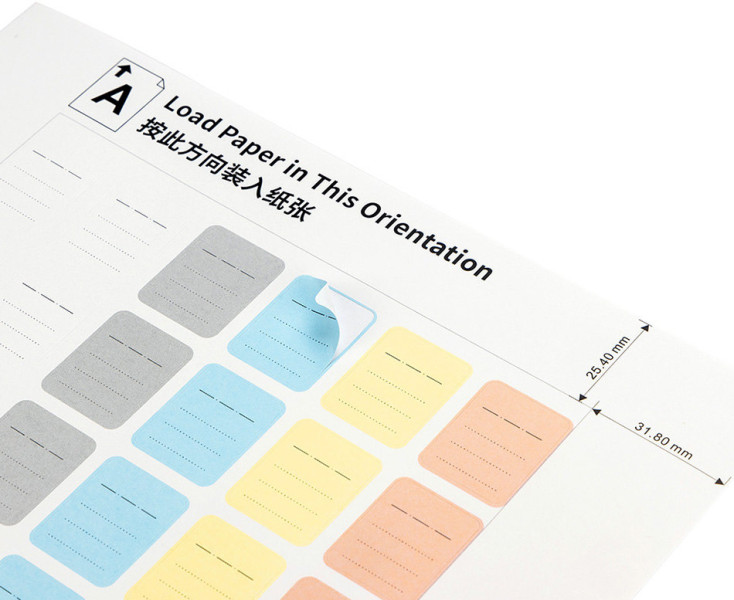 цветные стикеры для XQD карт памяти 480 шт