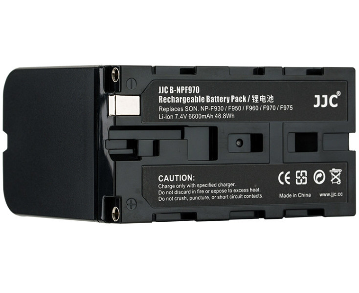 JJC B-NPF970 Аккумулятор Sony NP-F975, F970, F960, F950, F930