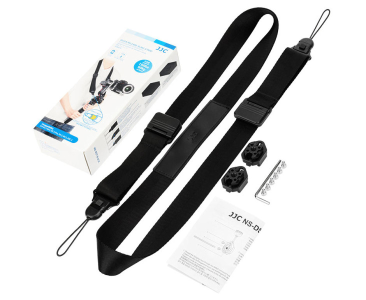 JJC NS-DST BLACK Быстросъемный плечевой ремень для стабилизатора DJI RS 3 Pro, RS 3, RS 2 и RSC 2