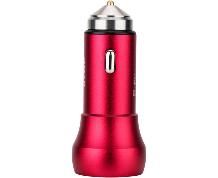 USB зарядка в прикуриватель грузовика красная