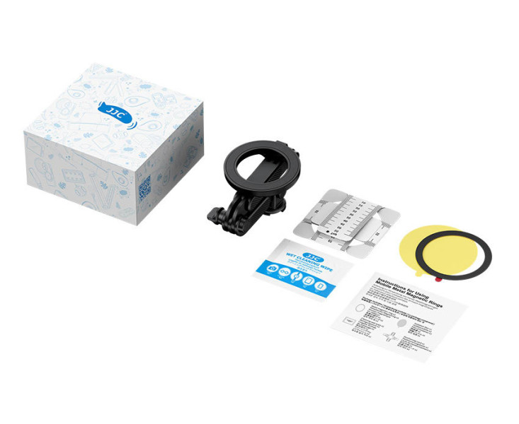 JJC AC-MS1 BLACK Магнитный адаптер смартфона или экшн камеры для нагрудного крепления JJC MNM-AC1 и MNM-MS1 чёрный цвет