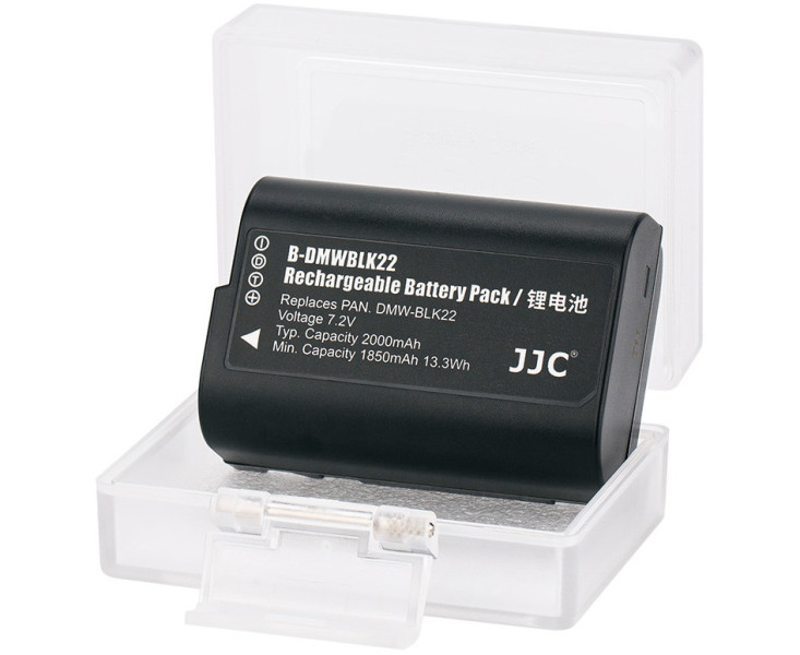 JJC B-DMWBLK22 Аккумулятор для Panasonic DC-S5, GH3, GH4, GH5, GH5S, G9 аналог DMW-BLK22