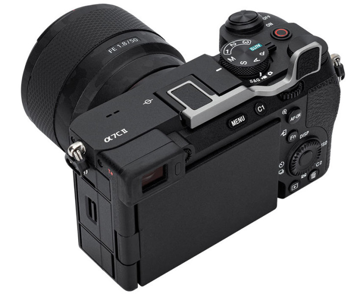 для Sony a7CR хват серебристый в горячий башмак