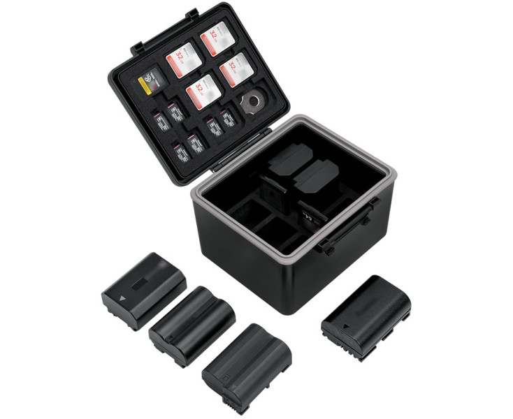 водонепроницаемый бокс на шесть батарей камеры и карт памяти micro SD