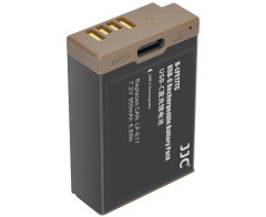 Аккумулятор JJC типа Canon LP-E17 с зарядным портом Type-C