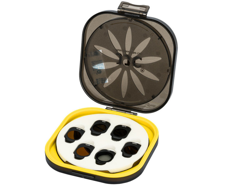 JJC F-DM4PK6 Профессиональный набор из шести светофильтров для DJI Mini 4 Pro ND8, ND16, ND32, ND64, ND256, CPL