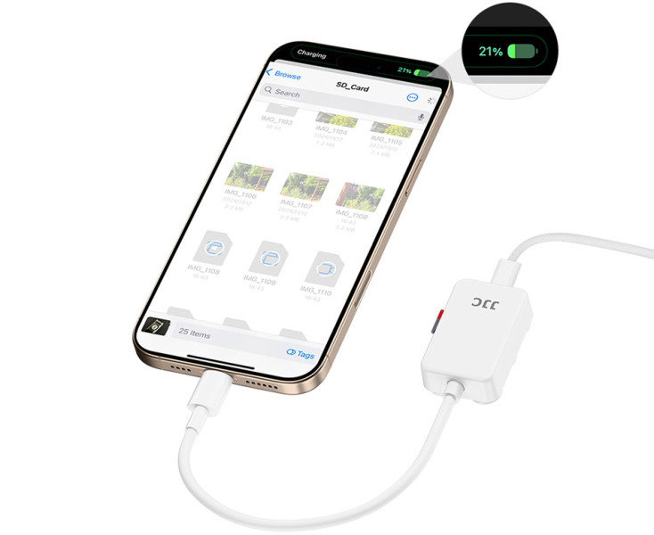 портативный кардридер с присосками