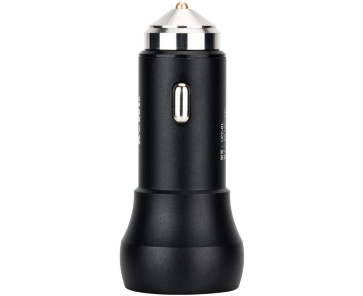 USB зарядка 48Вт в прикуриватель черный цвет