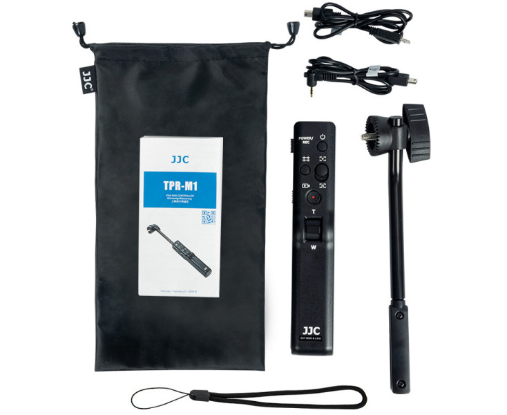 JJC TPR-M1 Рукоятка панорамирования для штативов Manfrotto с пультом Sony RMT-VP1K
