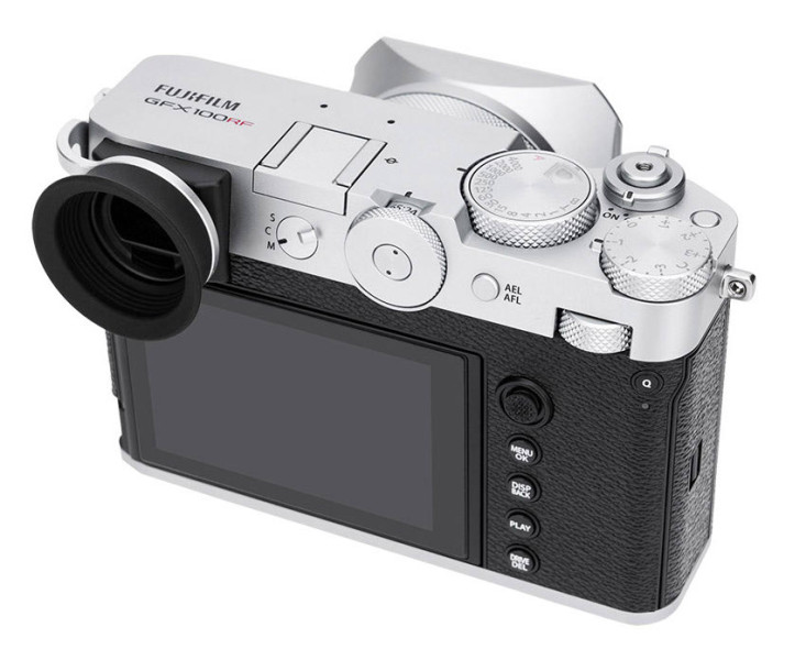 удлинённый наглазник для Fujifilm GFX100RF серебристый