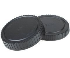 Комплект крышек для Samsung NX (для корпуса камеры и задняя для объектива)