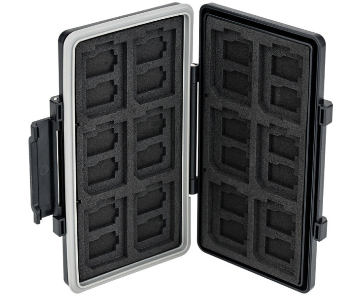 защитный футляр на 12 SD Card и 24 microSD