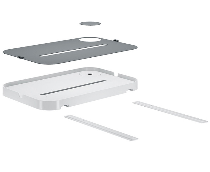 Kiwifotos BT-UN1 WHITE Полка прикроватная для смартфонов и планшетов с подстаканником, прямое крепление