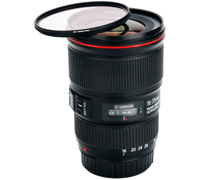 тонкий полосовой Gold Streak фильтр 49 мм