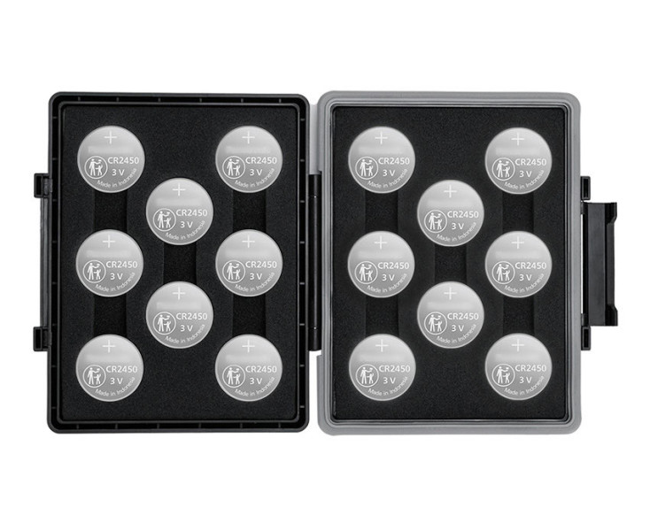 защитный футляр на 16 батареек таблеток CR2430