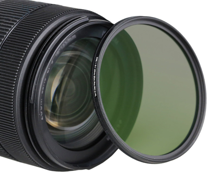 тонкий cpl фильтр 62 мм с японским HRT покрытием