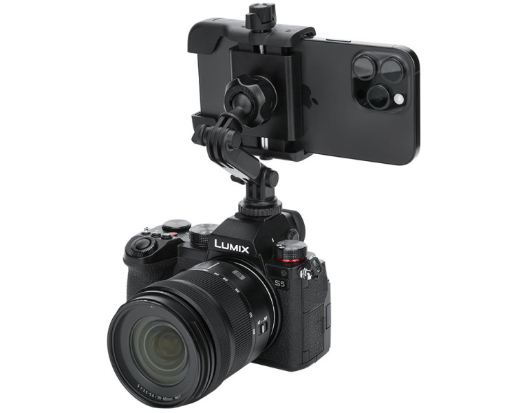 поворотно наклонное крепление экшн камеры в горячий башмак