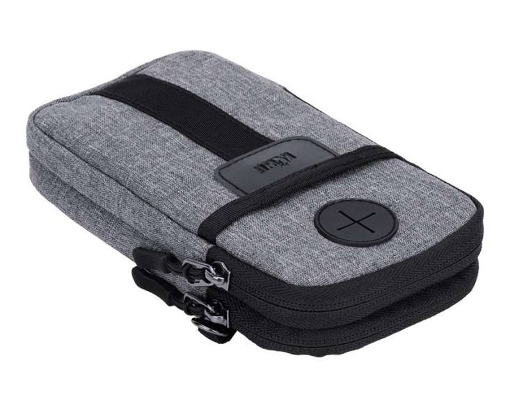 для батареи Apple Vision Pro и пауэрбанка удобная сумка серая